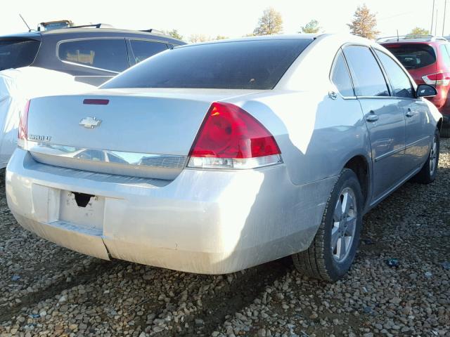 2G1WT55N179331469 - 2007 CHEVROLET IMPALA LT SILVER photo 4