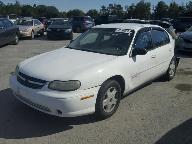 1G1ND52J916231743 - 2001 CHEVROLET MALIBU WHITE photo 2