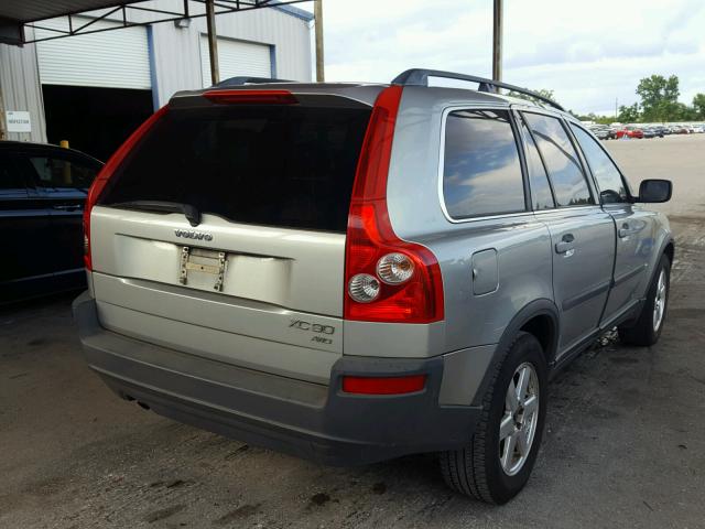 YV1CZ59HX41043778 - 2004 VOLVO XC90 SILVER photo 4