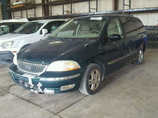 2FMZA52493BA58284 - 2003 FORD WINDSTAR S GREEN photo 2