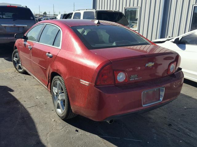 1G1ZC5E08CF242713 - 2012 CHEVROLET MALIBU 1LT 红色 照片 3