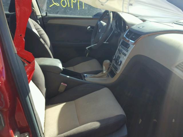 1G1ZC5E08CF242713 - 2012 CHEVROLET MALIBU 1LT 红色 照片 5