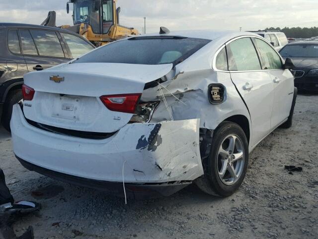 1G1ZB5ST1GF334785 - 2016 CHEVROLET MALIBU LS WHITE photo 4