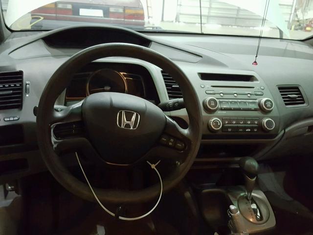 2HGFA16596H511597 - 2006 HONDA CIVIC LX SILVER photo 9