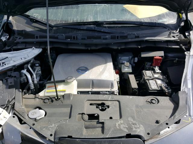 1N4AZ0CP1EC331944 - 2014 NISSAN LEAF S GRAY photo 7