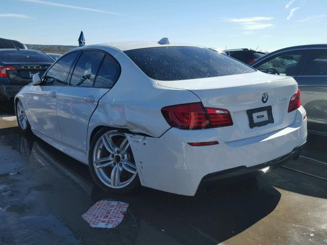 WBAFR7C51DC820699 - 2013 BMW 535 I WHITE photo 3