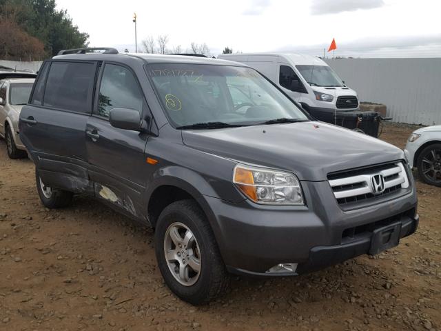 2HKYF18487H540031 - 2007 HONDA PILOT EX CHARCOAL photo 1