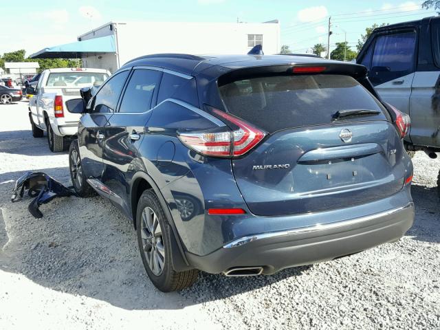 5N1AZ2MG7HN124788 - 2017 NISSAN MURANO S GRAY photo 3