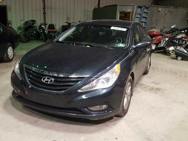 5NPEB4AC5DH560279 - 2013 HYUNDAI SONATA GLS BLUE photo 2