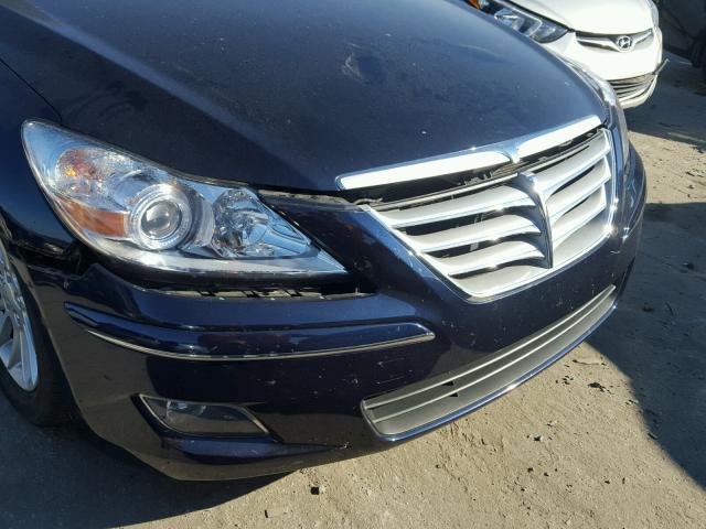 KMHGC46E59U022528 - 2009 HYUNDAI GENESIS 3. BLUE photo 10