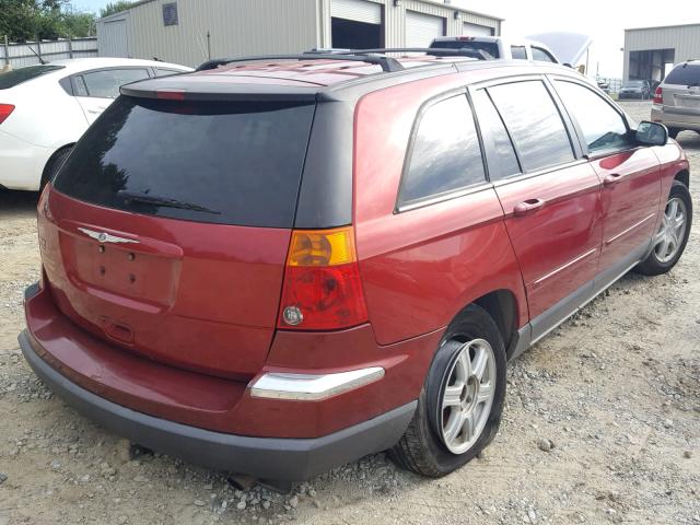 2C4GM68465R446020 - 2005 CHRYSLER PACIFICA T RED photo 4
