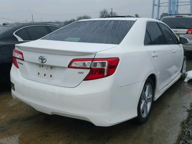 4T1BF1FK8CU528481 - 2012 TOYOTA CAMRY BASE WHITE photo 4