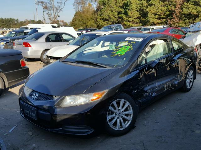 2HGFG3B8XCH512456 - 2012 HONDA CIVIC EX BLACK photo 2