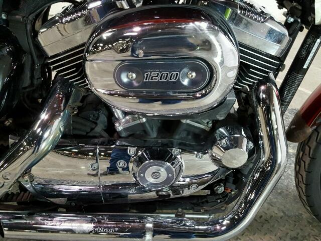 1HD1CT3168K448176 - 2008 HARLEY-DAVIDSON XL1200 C MAROON photo 5