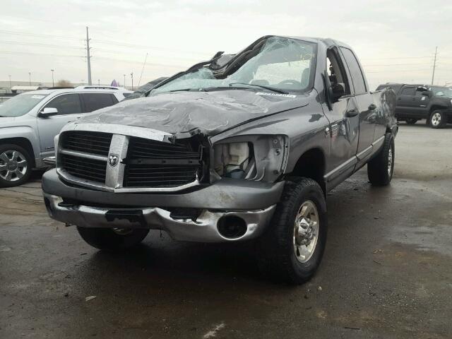 3D7KS28AX7G817953 - 2007 DODGE RAM 2500 S GRAY photo 2