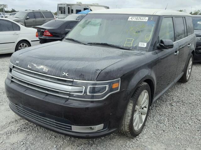 2FMHK6DT5DBD14439 - 2013 FORD FLEX LIMIT BLACK photo 2