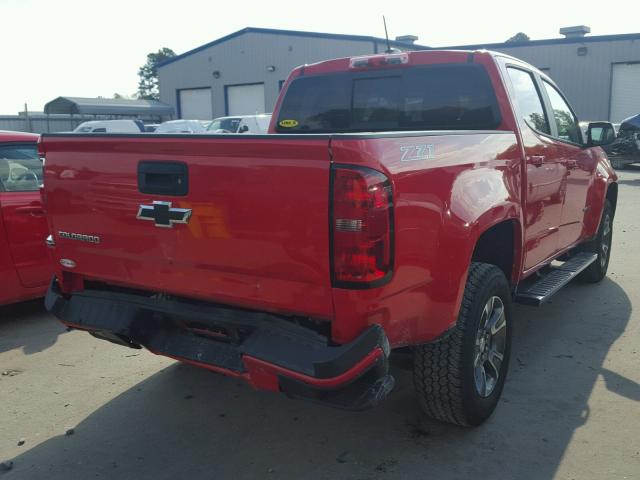 1GCGTDE39G1395526 - 2016 CHEVROLET COLORADO Z RED photo 4