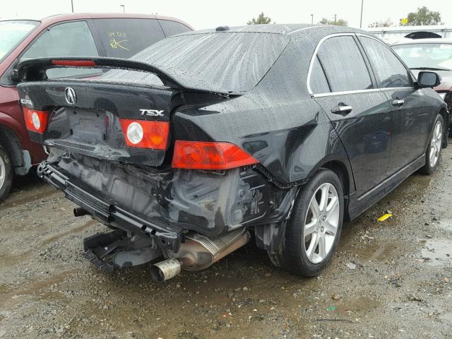 JH4CL96895C022184 - 2005 ACURA TSX BLACK photo 4