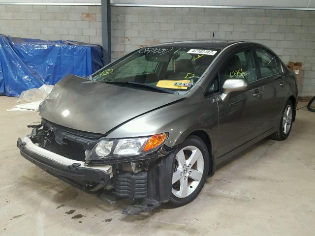 1HGFA16816L063126 - 2006 HONDA CIVIC EX GRAY photo 2