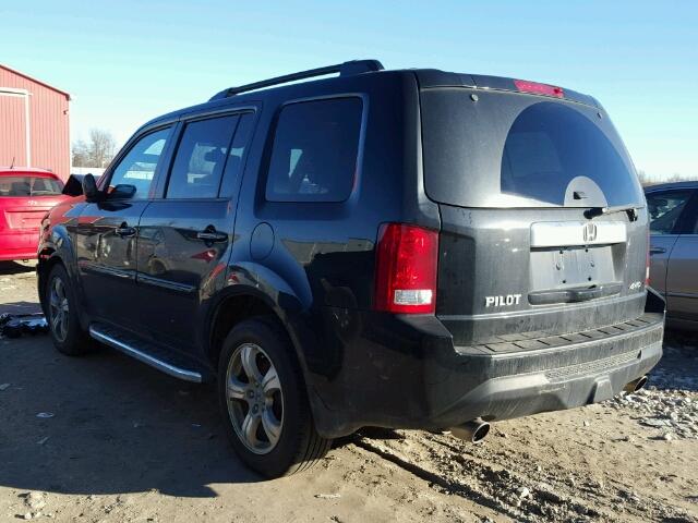 5FNYF4H64FB506118 - 2015 HONDA PILOT EXL BLACK photo 3