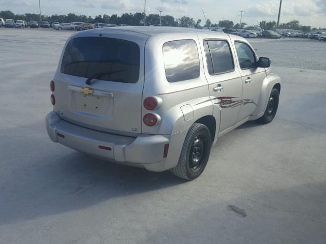 3GNDA13D57S555524 - 2007 CHEVROLET HHR LS SILVER photo 4