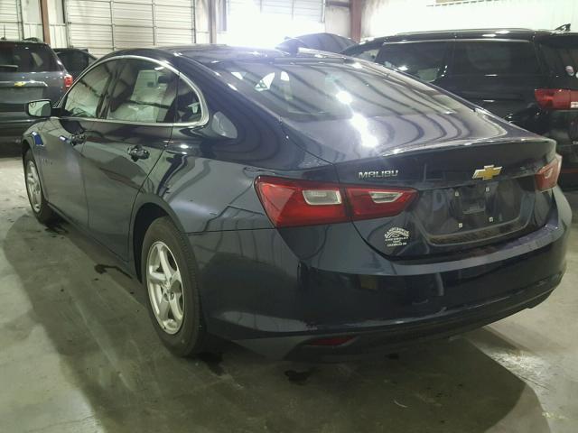 1G1ZB5ST8HF265899 - 2017 CHEVROLET MALIBU LS BLUE photo 3