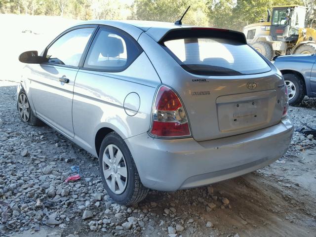 KMHCM36C97U046297 - 2007 HYUNDAI ACCENT GS GRAY photo 3