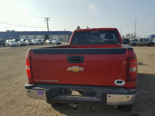 1GC0KVCG7BF146640 - 2011 CHEVROLET SILVERADO RED photo 6