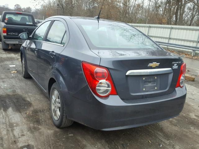 1G1JC5SH4D4159820 - 2013 CHEVROLET SONIC LT 灰色 照片 3