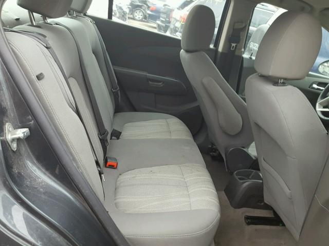 1G1JC5SH4D4159820 - 2013 CHEVROLET SONIC LT 灰色 照片 6