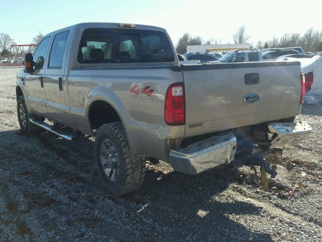 1FTSW21R78ED23976 - 2008 FORD F250 SUPER GOLD photo 3