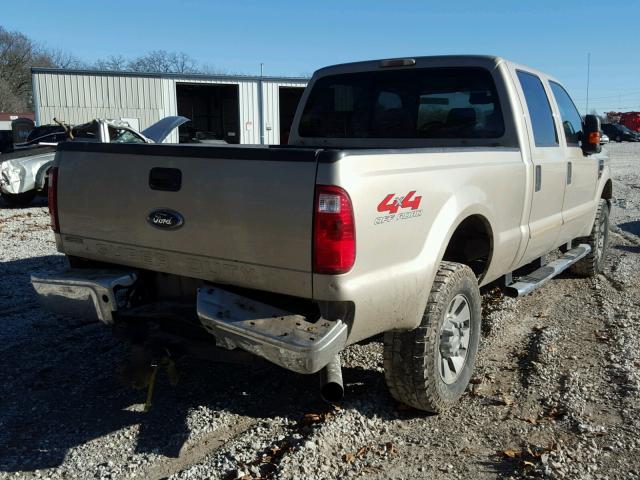 1FTSW21R78ED23976 - 2008 FORD F250 SUPER GOLD photo 4