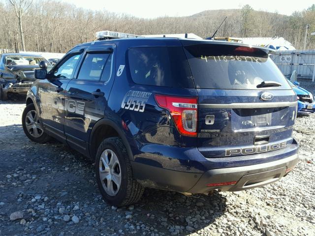 1FM5K8AR0FGB84217 - 2015 FORD EXPLORER P BLUE photo 3