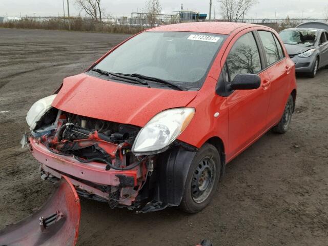 JTDKT923675089579 - 2007 TOYOTA YARIS RED photo 2