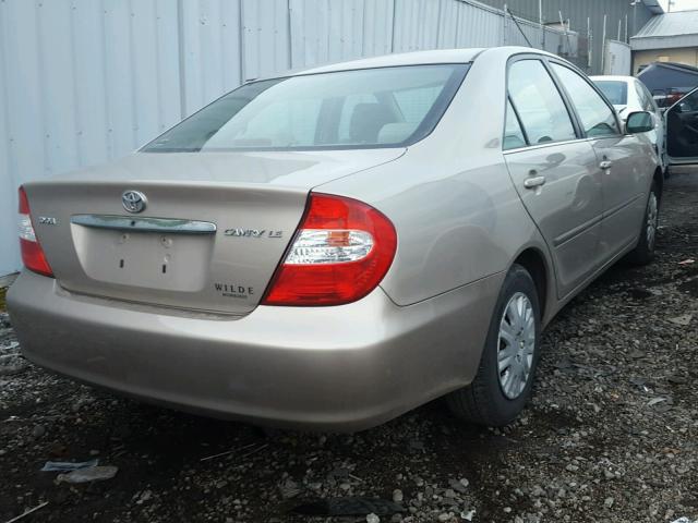 4T1BE32K13U170922 - 2003 TOYOTA CAMRY LE 米色 照片 4