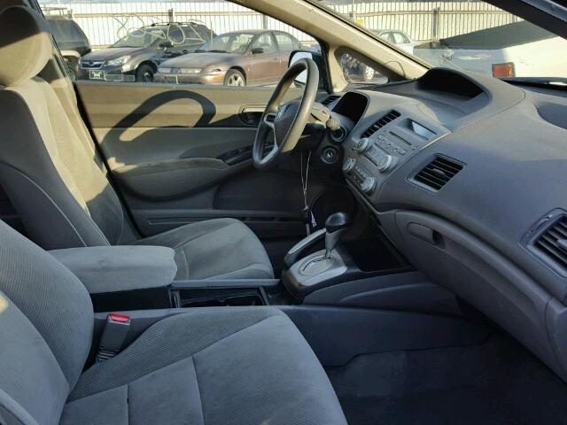 2HGFA1F53AH530350 - 2010 HONDA CIVIC LX GRAY photo 5