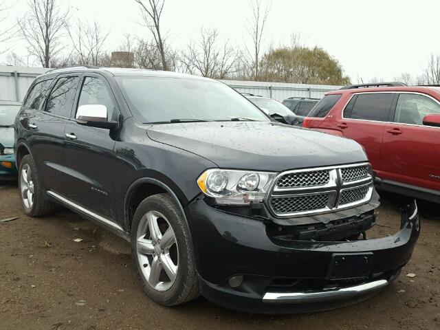 1C4RDJEG0CC107656 - 2012 DODGE DURANGO CI BLACK photo 1