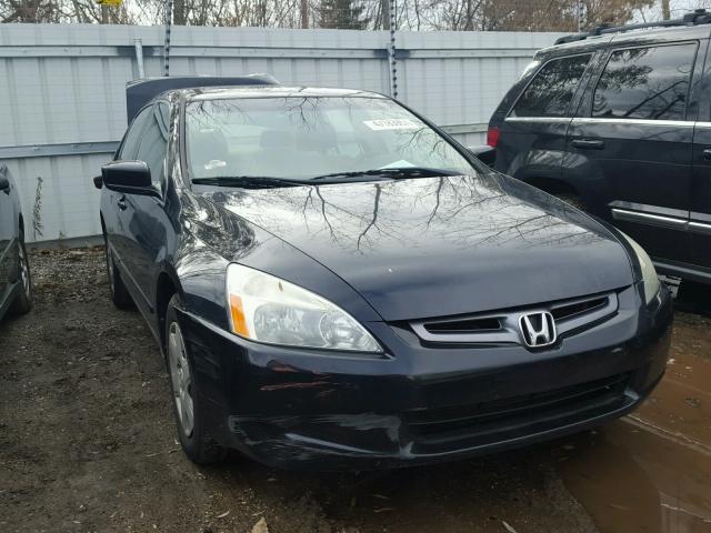 1HGCM56445A014396 - 2005 HONDA ACCORD LX BLACK photo 1