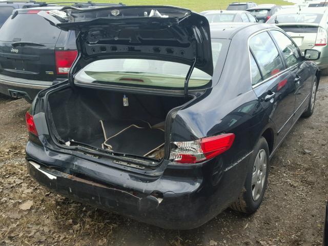 1HGCM56445A014396 - 2005 HONDA ACCORD LX BLACK photo 4