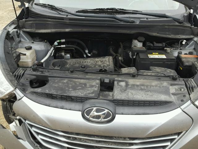 KM8JU3AC4CU346693 - 2012 HYUNDAI TUCSON GLS GRAY photo 7