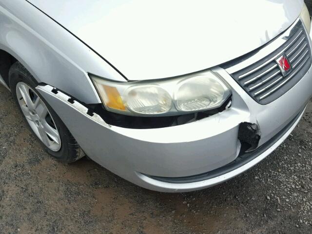 1G8AJ55F96Z151154 - 2006 SATURN ION LEVEL SILVER photo 9