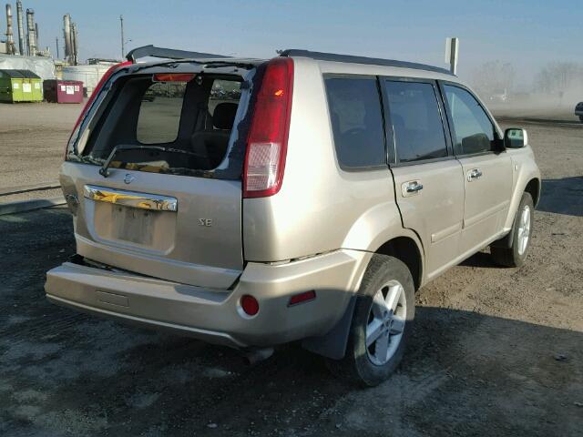 JN8BT08V85W112649 - 2005 NISSAN X-TRAIL XE BEIGE photo 4