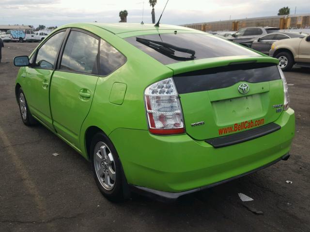 JTDKB20UX87743270 - 2008 TOYOTA PRIUS GREEN photo 3