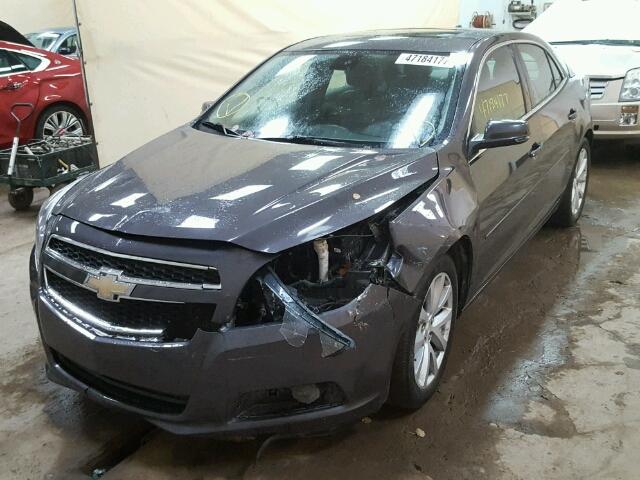 1G11E5SA0DF127528 - 2013 CHEVROLET MALIBU 2LT GRAY photo 2