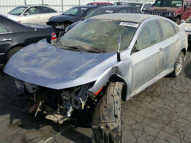 2HGFC2F56GH553937 - 2016 HONDA CIVIC LX SILVER photo 2