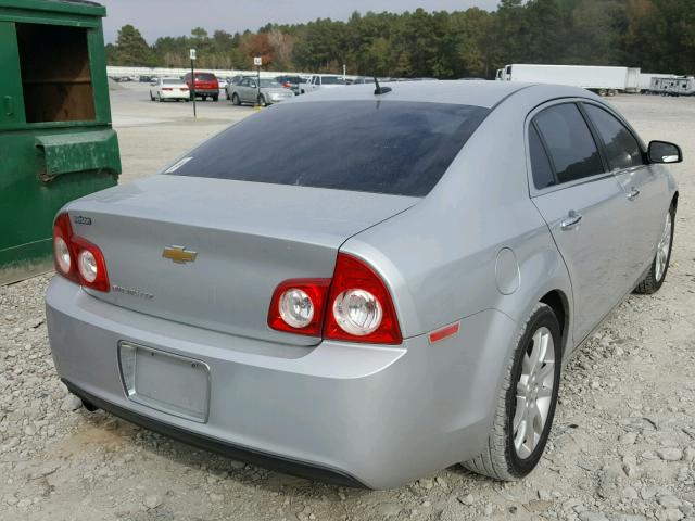 1G1ZE5E13BF348049 - 2011 CHEVROLET MALIBU LTZ SILVER photo 4