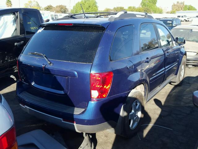 2CKDL43F886311686 - 2008 PONTIAC TORRENT BLUE photo 4