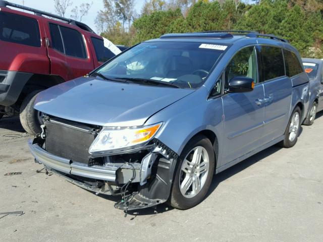 5FNRL5H98CB010439 - 2012 HONDA ODYSSEY TO BLUE photo 2