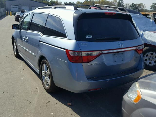 5FNRL5H98CB010439 - 2012 HONDA ODYSSEY TO BLUE photo 3