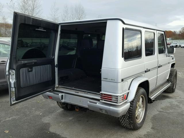 WDCYR46E13X140647 - 2003 MERCEDES-BENZ G 55 AMG SILVER photo 4